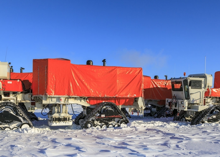 超低温情形橡胶履带